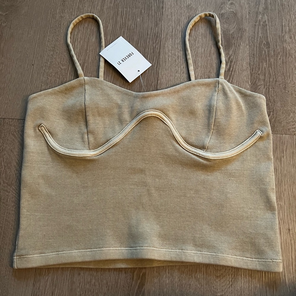 FOREVER 21 Cropped Bustier Top